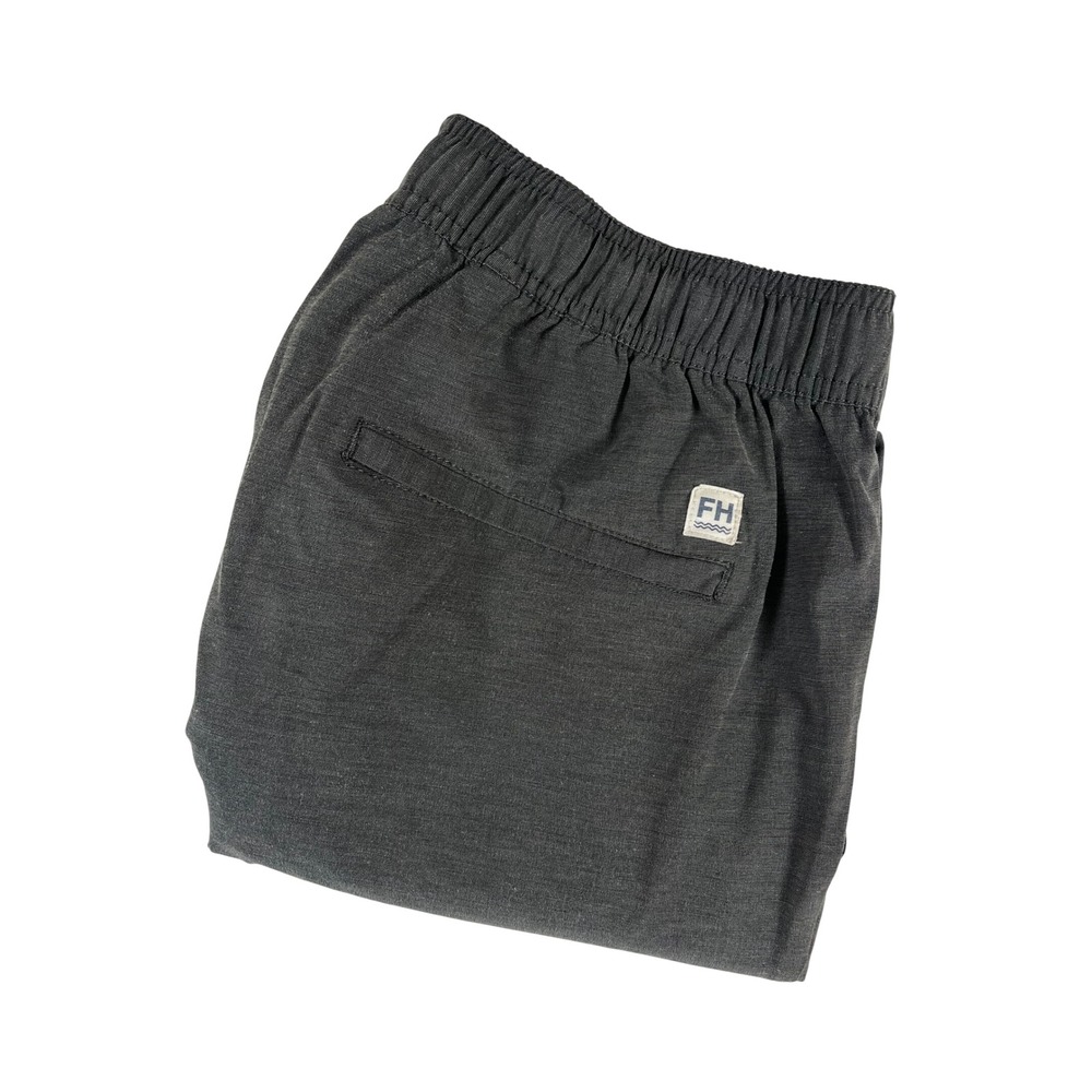 Fair Harbor Mens Charcoal Gray Drawstring Elastic Waist Performance Pants Size M